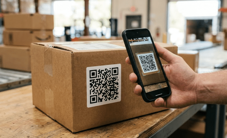 Custom QR code system for equipment identification case study
