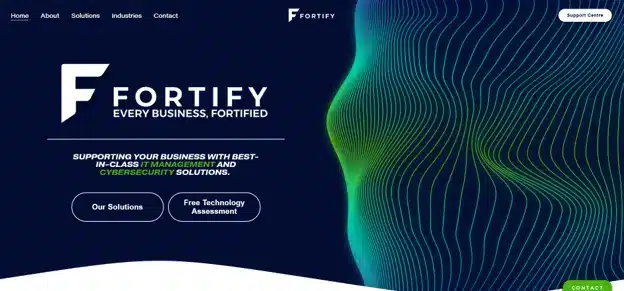 Fortify Network Solutions security-first MSP in Cookstown, Simcoe County, homepage