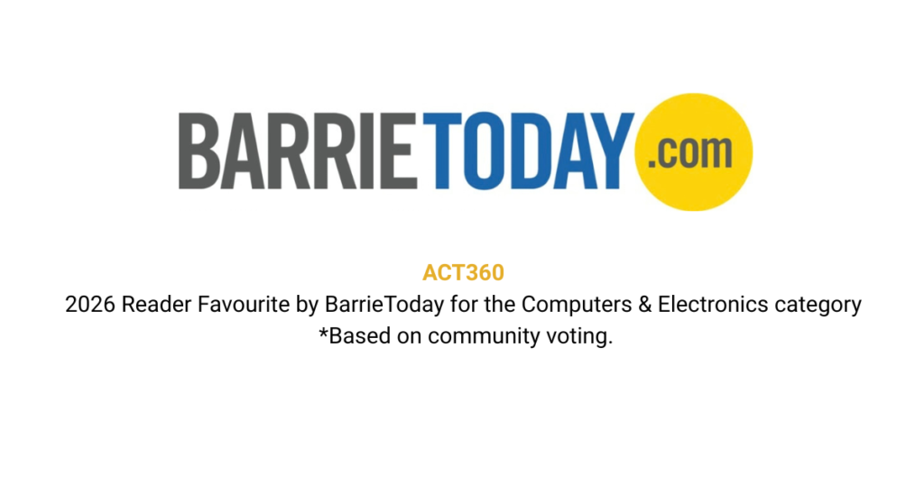 ACT360 Named a 2026 BarrieToday Reader Favourite