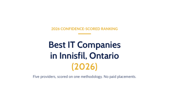Best IT Companies in Innisfil, Ontario (2026)